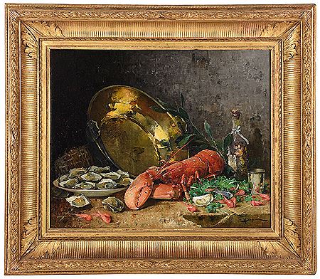 Nature morte au homard