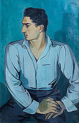 Portrait of a man by Paul Strecker - Auction record, sale price, and art valuation. Compare with similar artists and explore comparable artworks.