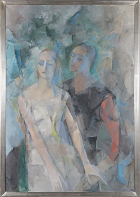 Sample artwork by Eva Cederstrom (1909 - 1995), known for painting - View similar artists and auction records
