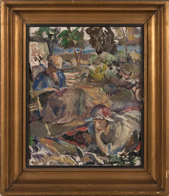 Sample artwork by Eemu Myntti (1890 - 1943), known for painting - View similar artists and auction records