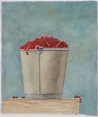 Bucket with red current by Philip Schantz - Auction record, sale price, and art valuation. Compare with similar artists and explore comparable artworks.