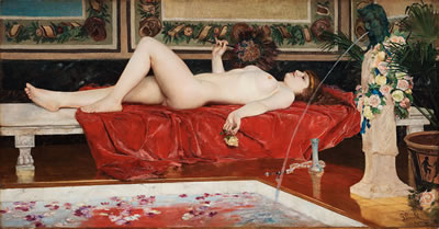 "Romerskt bad"/"Odalisk" (Roman Bath/Odalisque).