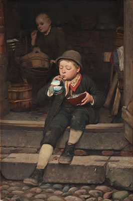 "Såpbubblor" (Soap bubbles).