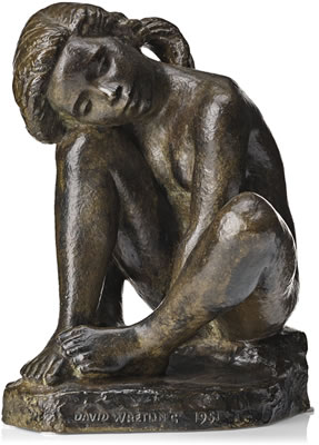 Sitting girl