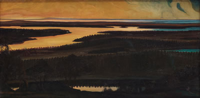 "Vårt land. Motiv från Dalsland” (Landscape from Dalsland, Sweden)