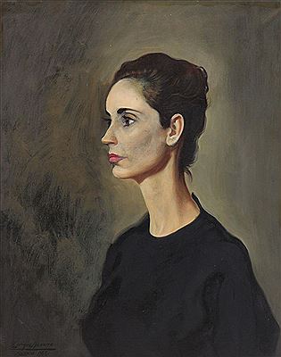 Portrait of a Lady. 1963 by Enrique Navarro - Auction record, sale price, and art valuation. Compare with similar artists and explore comparable artworks.