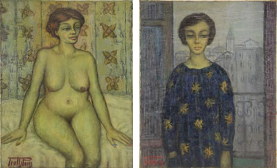 Nude (pair) by Antoni Trulls Pons - Auction record, sale price, and art valuation. Compare with similar artists and explore comparable artworks.