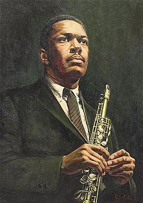John Coltrane, 1967 by Victor Kalin - Auction record, sale price, and art valuation. Compare with similar artists and explore comparable artworks.