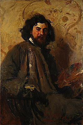 Portrait of painter Carlo Ferrari