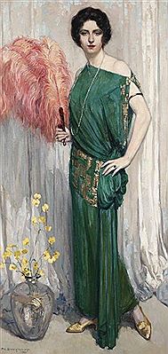 Signora in verde, 1923
