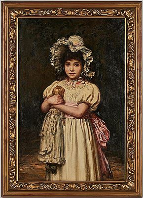 Girl with doll