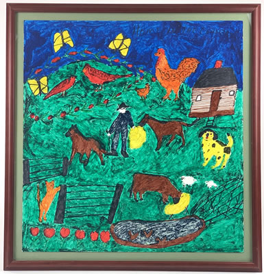 Country farm scene