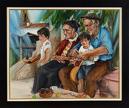 At the Holdy pediment by Mattin Laurent Partarrieu - Auction record, sale price, and art valuation. Compare with similar artists and explore comparable artworks.