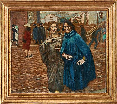 Femmes à Bilbao by Alberto Arrue - Auction record, sale price, and art valuation. Compare with similar artists and explore comparable artworks.