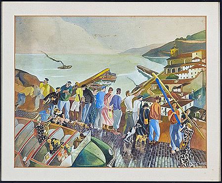 Quai animé sur un village basque by Felix Arteta Y Errasti - Auction record, sale price, and art valuation. Compare with similar artists and explore comparable artworks.