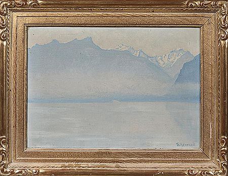 "Heure matinale, Haut Lac Léman"