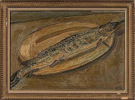 Nature-Morte au Brochet by Gilbert Corsia - Auction record, sale price, and art valuation. Compare with similar artists and explore comparable artworks.