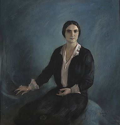 PORTRAIT OF GENTLEWOMAN FANTINI DUPRÈ by Alberto Bianchi - Auction record, sale price, and art valuation. Compare with similar artists and explore comparable artworks.