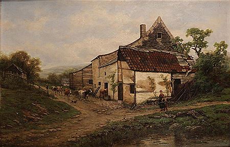 Paysage au ferme by Jean Sluyts-Horta - Auction record, sale price, and art valuation. Compare with similar artists and explore comparable artworks.