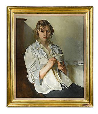 Sample artwork by John Stanton Ward (1917 - 2007), known for portrait, figure, genre and landscape painting - View similar artists and auction records