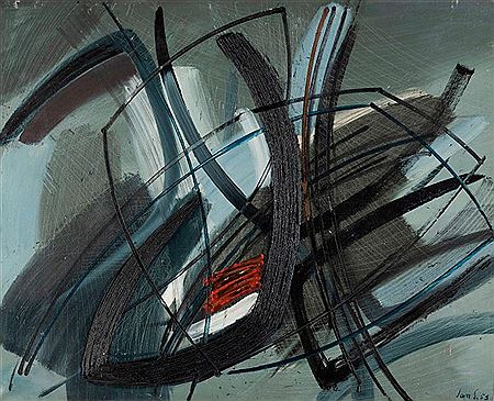 Gray abstract n ° 84, 1953