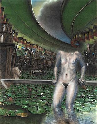 Nude at the Army Museum, 1977
