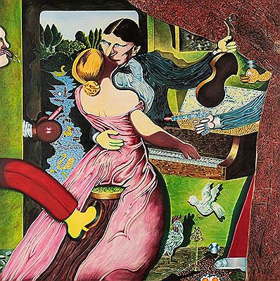 Sample artwork by Pjeroo Roobjee (Born 1945), known for painting - View similar artists and auction records