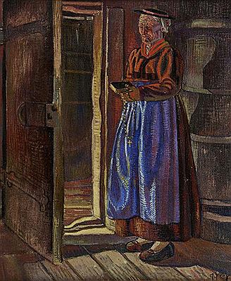 Evolène Woman with a Missal
