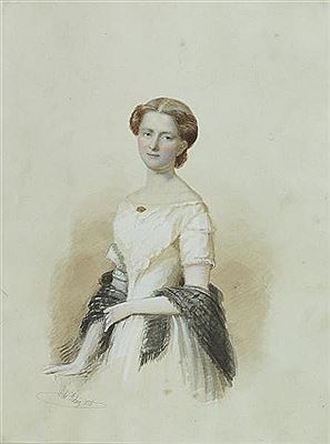 Portrait de Pauline de Saugy-de Rotenhan (1840-1916) by Otto Patzig - Auction record, sale price, and art valuation. Compare with similar artists and explore comparable artworks.