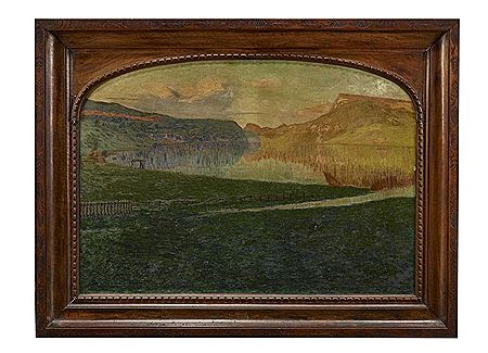 View of Lake Brenet and the Dent de Vaulion