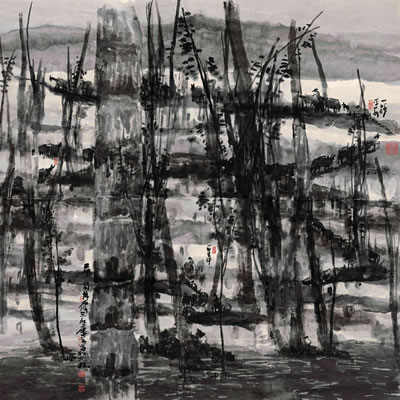 Sample artwork by Mi Zeng (1935 - 2022), known for painting - View similar artists and auction records