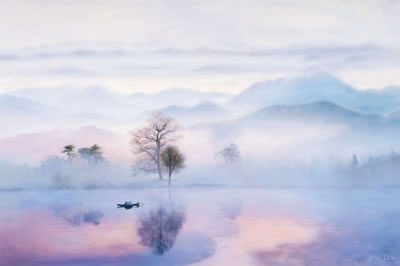 Misty Morning by Xinyu Zhao - Auction record, sale price, and art valuation. Compare with similar artists and explore comparable artworks.