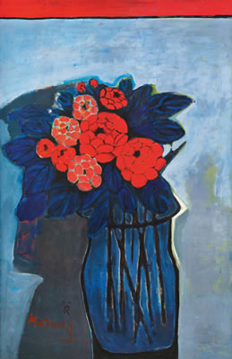 Sample artwork by Mojong Hoo (1924 - 2012), known for painting - View similar artists and auction records