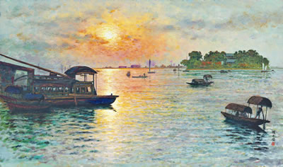 Sample artwork by Wenliang Yan (1893 - 1990), known for painting - View similar artists and auction records