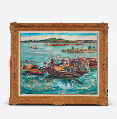 Taihu Fishing Boat by Haisu Liu - Auction record, sale price, and art valuation. Compare with similar artists and explore comparable artworks.
