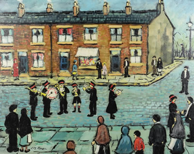 "Salvation Army Band"; "The Newspaper Shop"; "The Morris Dancers" (3) by Charles M Jones - Auction record, sale price, and art valuation. Compare with similar artists and explore comparable artworks.