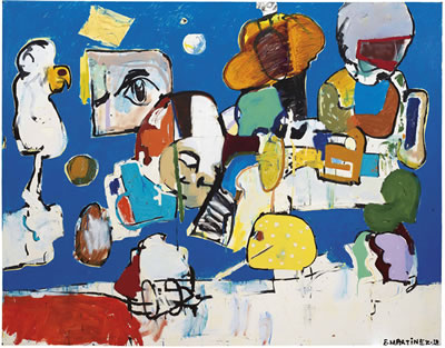 Florida #2 (Mailbox Margie) by Eddie Martinez - Auction record, sale price, and art valuation. Compare with similar artists and explore comparable artworks.