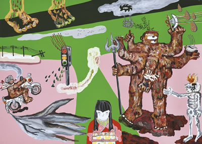 Racing to Hell by Yuree Kensaku - Auction record, sale price, and art valuation. Compare with similar artists and explore comparable artworks.