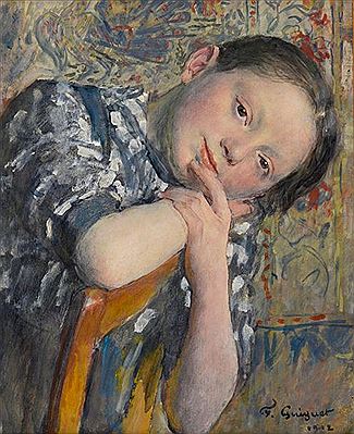 Angèle accoudée by François Joseph Guiguet - Auction record, sale price, and art valuation. Compare with similar artists and explore comparable artworks.