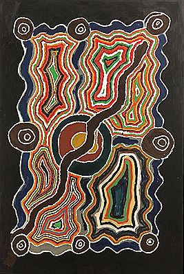 Sample artwork by Elizabeth Gordon Napaltjarri (Born c.1954), known for aboriginal art - View similar artists and auction records
