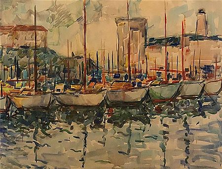 Sample artwork by Henri Boccarra (1910 - 1992), known for painting - View similar artists and auction records