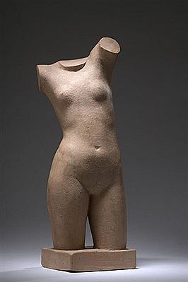Female torso by Gaston Louis Joseph Contesse - Auction record, sale price, and art valuation. Compare with similar artists and explore comparable artworks.
