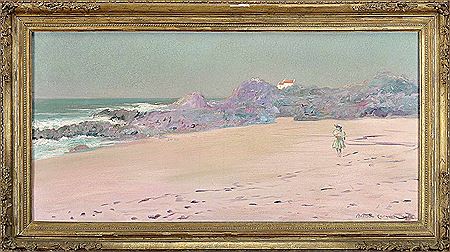 Beach view with figure by Antonio Carneiro - Auction record, sale price, and art valuation. Compare with similar artists and explore comparable artworks.