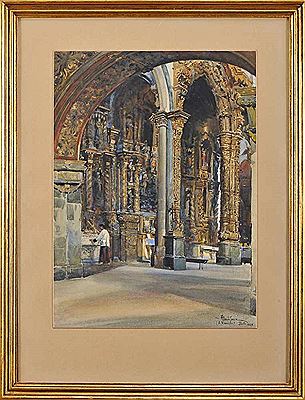 Interior of Saint Francis Church - Oporto
