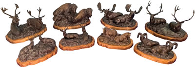 Old Cronies (set of eight) by Joe Halko - Auction record, sale price, and art valuation. Compare with similar artists and explore comparable artworks.