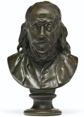 Bust of Benjamin Franklin