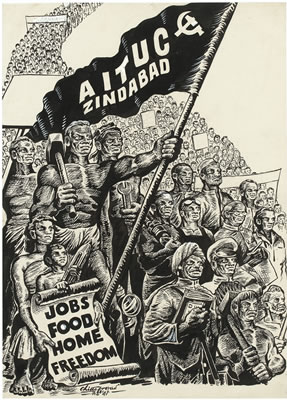 Untitled (AITUC Zindabad; Chocolate; Anti-Communism; Bezwada) (4)