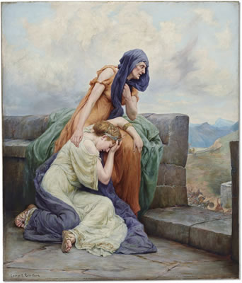 A Fate Worse than Death by George Edward Robertson - Auction record, sale price, and art valuation. Compare with similar artists and explore comparable artworks.