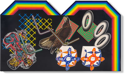 Random Illusion No. 2 by Peter Phillips - Auction record, sale price, and art valuation. Compare with similar artists and explore comparable artworks.