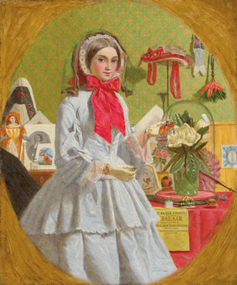 Study for 'For Sale' by James Collinson - Auction record, sale price, and art valuation. Compare with similar artists and explore comparable artworks.